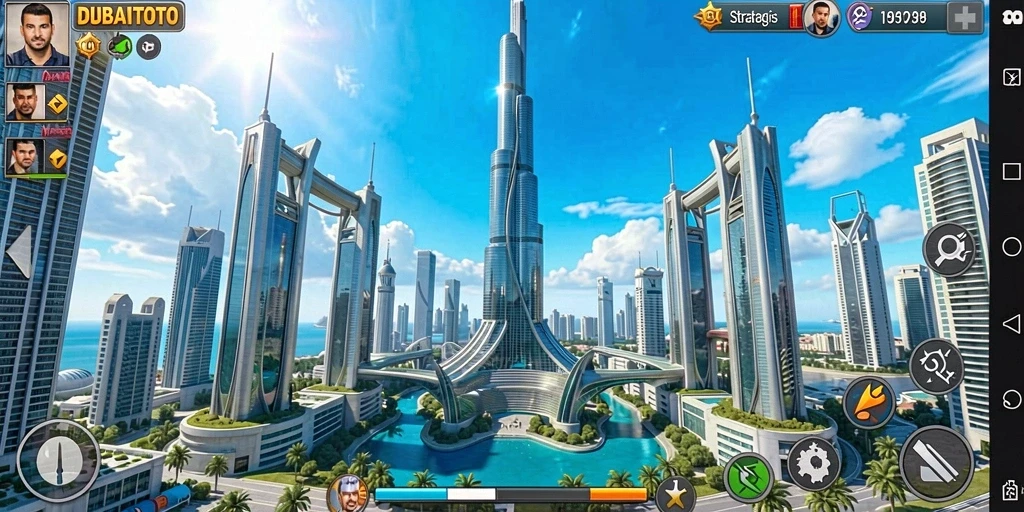 Tangkapan layar DUBAITOTO menunjukkan aksi seru dalam gameplay Tower Defense.