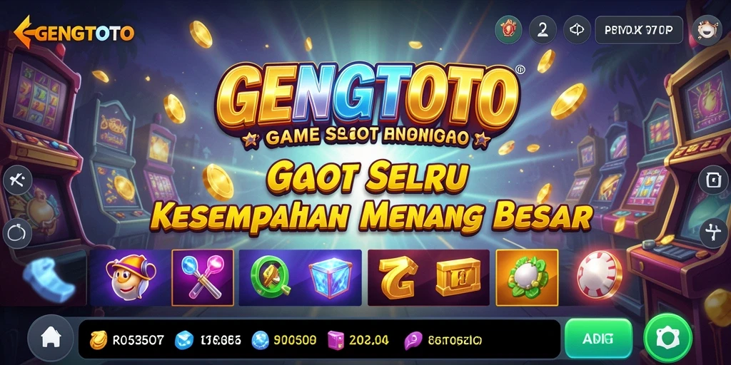 Tampilan gameplay slot GENGTOTO yang menarik dan seru.