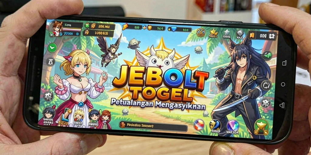 Tampilan gameplay menarik dari JEBOLTOGEL dengan karakter Anime yang dinamis.