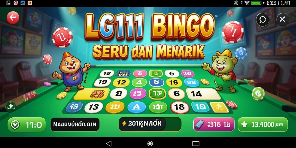 Tampilan gameplay yang seru dalam permainan Bingo LG111.