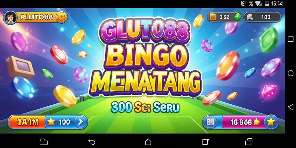 Tampilan gameplay seru di PLUTO88 yang penuh warna dan interaktif.