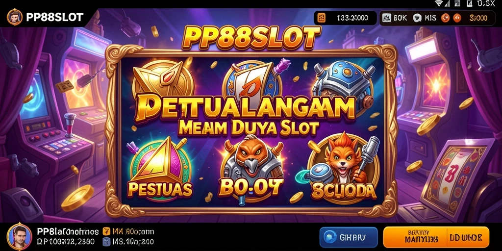 Tampilan gameplay PP88SLOT yang menakjubkan dalam petualangan slot.
