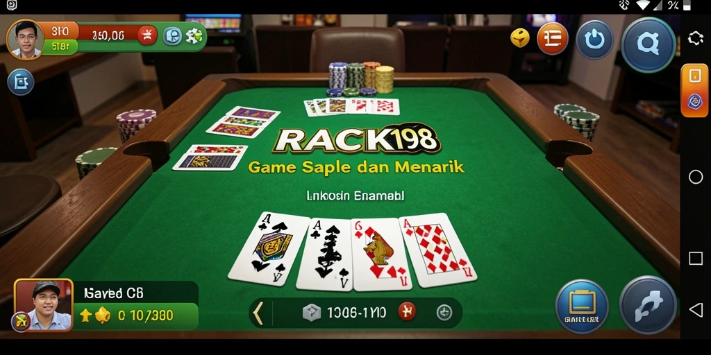 Tangkapan layar gameplay seru dari RACIK198 di dalam permainan Gaple.