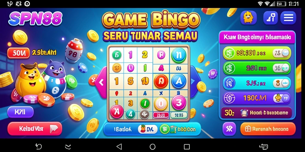 Tampilan gameplay SPN88 dengan suasana Bingo yang mengasyikkan.