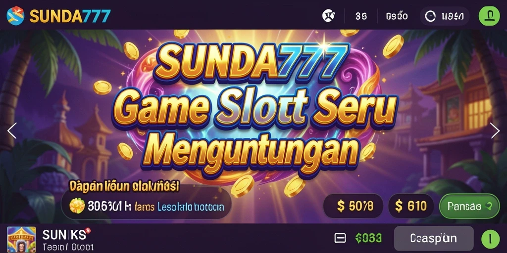 Screenshot gameplay SUNDA777 yang menampilkan keseruan bermain slot.